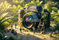 利用 AI 制作微缩图片、视频