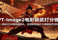GPT-Image2电影级武打分镜课：一键拆分24组连续镜头，还原影视级打斗画面制作流程