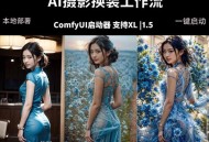 ComfyUI人像写真摄影工作流：本地一键部署，换装换场景换脸全搞定，影楼效率翻倍