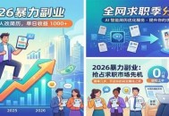 2026暴力副业：靠AI帮人改简历，单日收益1000+，全网求职季分钱