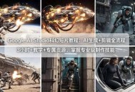 Google AI Studio科幻短片教程：AI生成+剪辑全流程，3小时+教学+专属资源，掌握专业级制作技能