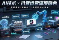 AI技术与抖音运营的深度融合应用：涵盖账号搭建、内容创作、收益变现等