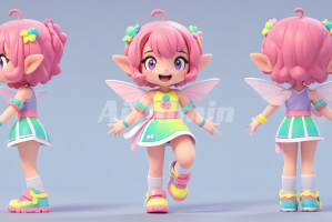 即梦AI实现IP人物三视图