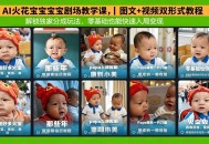 AI火花宝宝宝宝剧场教学课，图文+视频双形式教程，解锁独家分成玩法，零基础也能快速入局变现