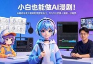 小白也能做AI漫剧！从角色场景分镜到配音剪辑导出，2D/3D/仿真人漫剧一步到位