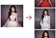 即梦AI绘制统一人物不同服装造型