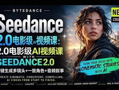 Seedance 2.0电影级AI视频课：一键生成多镜头+一致角色+音频叙事