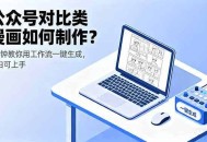 公众号对比类漫画如何制作？2分钟教你用工作流一键生成，小白可上手