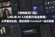 【保姆级无门槛】LIBLIB AI 2.0全新升级全教程：从界面到实操，图生视频+ComfyUI一站式精通