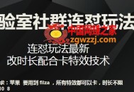 梅花实验室社群连怼玩法第七期，连怼玩法最新，改时长配合卡特效技术